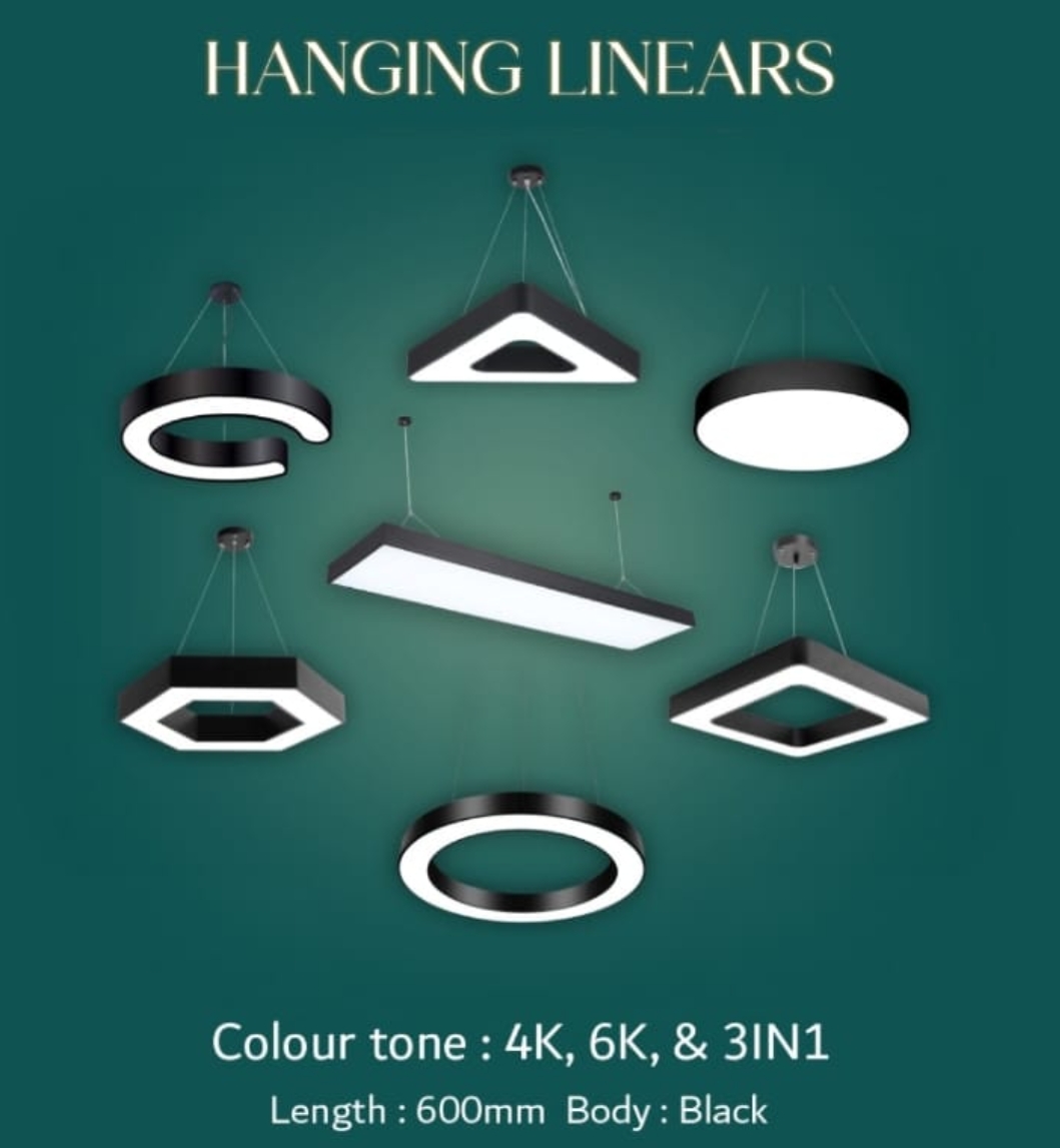 Hanging Linear Pendant Lights